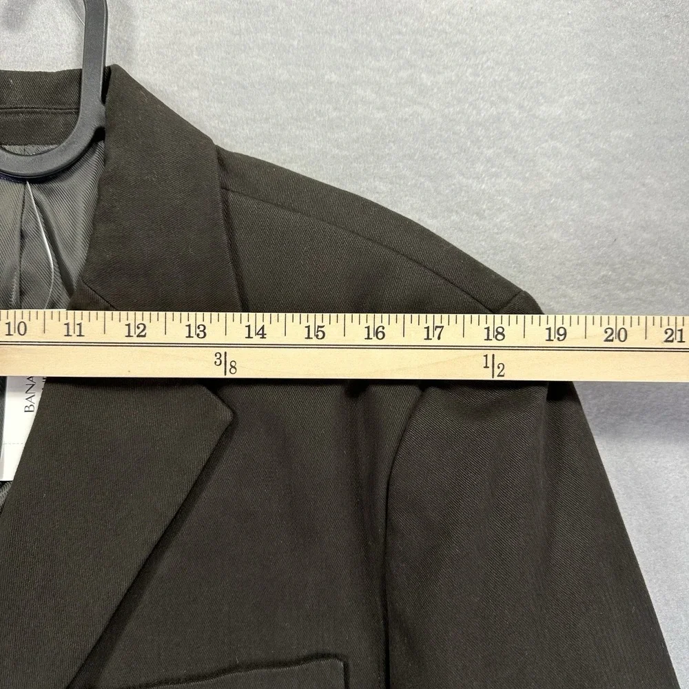 Banana Republic 3 Button Brown Cotton Blazer Men's 40R Sport Coat Smart Casual